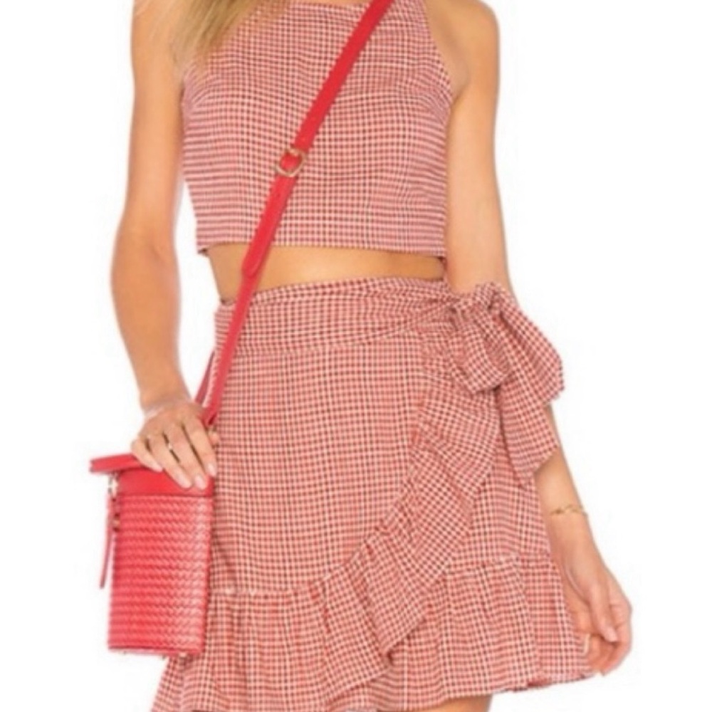TULAROSA gingham two piece